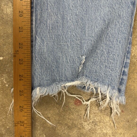 Abercrombie & Fitch Ultra High Rise KickFlare Women’s Jeans 26/2R Distressed Hem - Picture 5 of 9